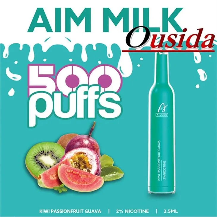 Vape za enkratno uporabo Aim Milk 500 Puffs