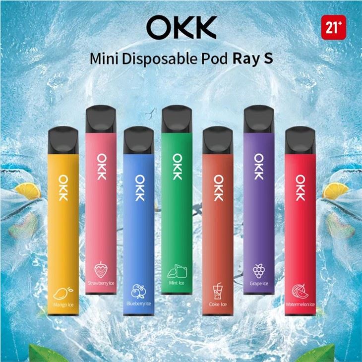 Vape za enkratno uporabo elektronskih cigaret OKK RAYS
