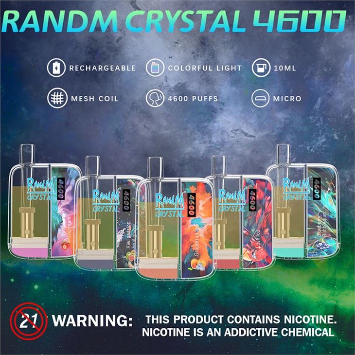 Elektronska cigareta Randm Crystal 4600 za enkratno uporabo