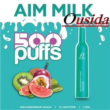 Vape za enkratno uporabo Aim Milk 500 Puffs