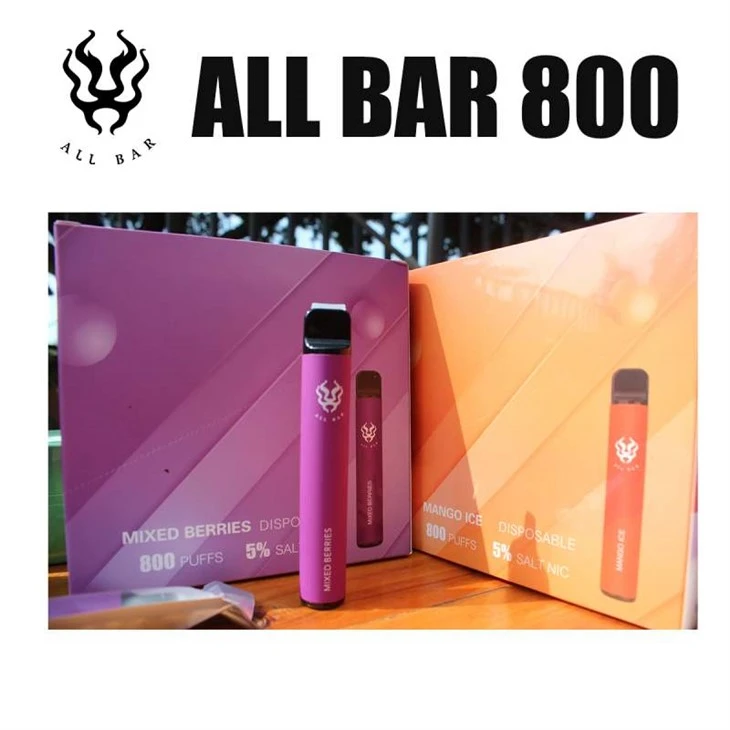 Elektronska cigareta za enkratno uporabo ALL BAR 800