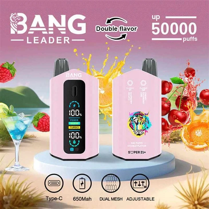 Bang Leader 50k puff dvojni okus