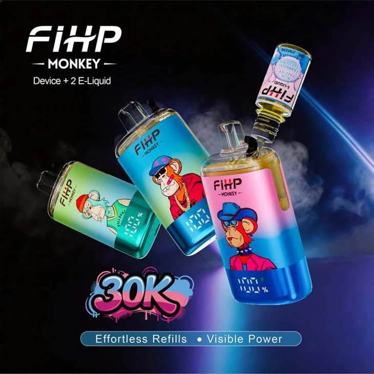 FIHP MONKEY 30000 Puffs TPD za ponovno polnjenje