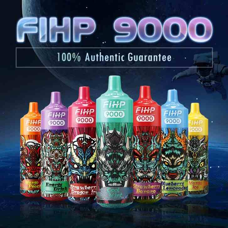 Vape za enkratno uporabo FIHP Tornado 9000 Puffs