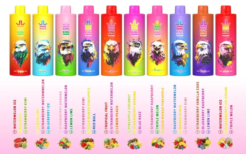 BANG KING VAPEN TRIPLE 100K Taste List BANG KING VAPEN TRIPLE 100K Taste List