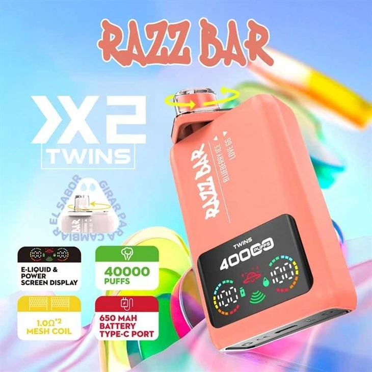 RAZZ BAR 40K dvojnega okusa