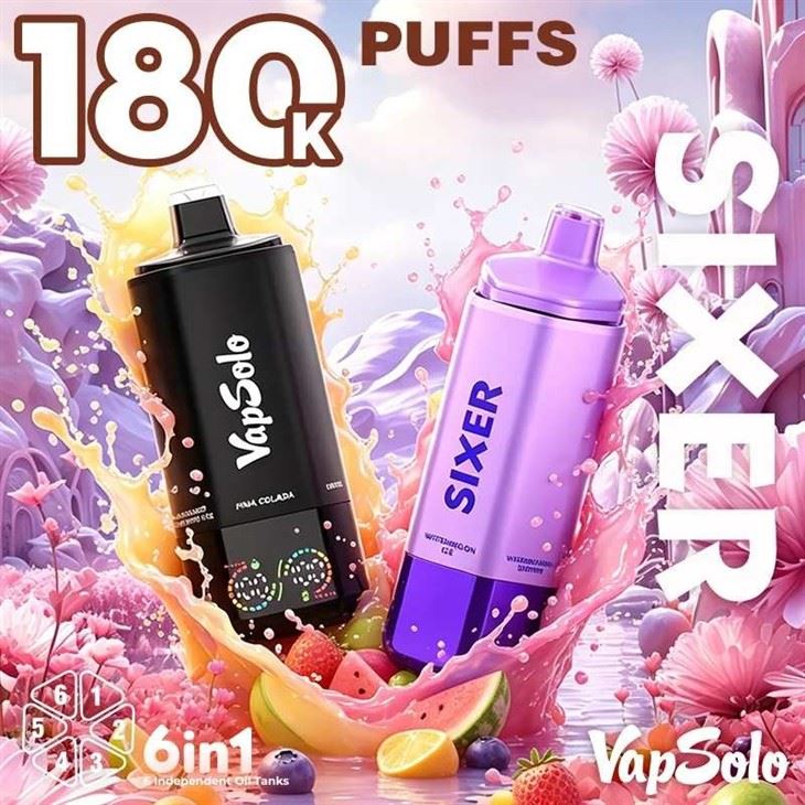 Vapsolo Sixer 180K Puffs Vape price