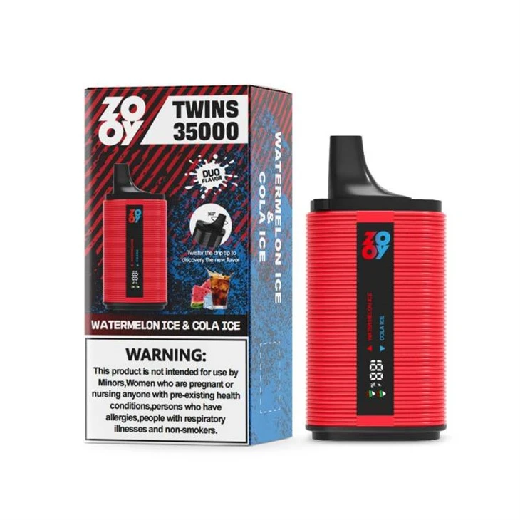 Zooy Twins 35000 puffs dvojnih okusov